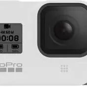 image #0 of כיסוי + שרוך למצלמת GoPro HERO8 - צבע לבן