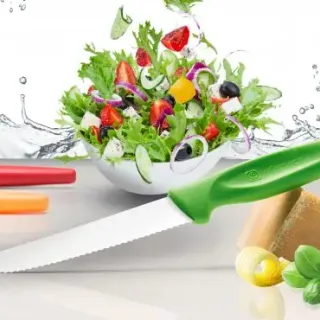 image #4 of סט 5 סכיני ירקות צבעוניים - שינון עגול 10 ס''מ Wusthof 3003