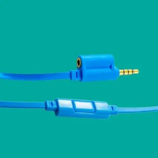 image #4 of אוזניות לילדים מתקפלות עם הגבלת ווליום ומיקרופון BuddyPhones Connect - צבע כחול
