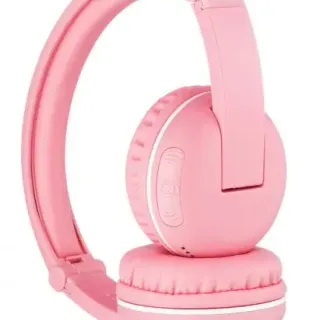 image #7 of אוזניות Bluetooth אלחוטיות ומתקפלות לילדים עם הגבלת ווליום BuddyPhones Play - בצבע ורוד