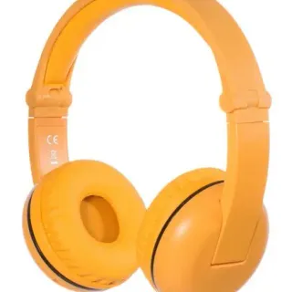 image #0 of אוזניות Bluetooth אלחוטיות ומתקפלות לילדים עם הגבלת ווליום BuddyPhones Play  - בצבע צהוב