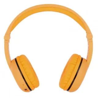 image #1 of אוזניות Bluetooth אלחוטיות ומתקפלות לילדים עם הגבלת ווליום BuddyPhones Play  - בצבע צהוב