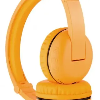 image #2 of אוזניות Bluetooth אלחוטיות ומתקפלות לילדים עם הגבלת ווליום BuddyPhones Play  - בצבע צהוב