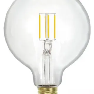 image #0 of נורת ג'מבו LED ניתנת לעמעום שקופה Eurolux E27 A125 4W 