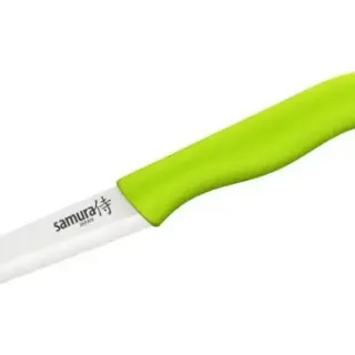 image #0 of סכין פירות אקולוגית מקרמיקה Samura צבע ירוק