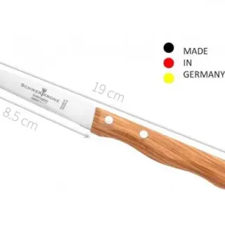 image #1 of סכין עגבניות ידית מעץ זית 8.5 ס''מ Schwertkrone Solingen 