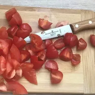 image #3 of סכין עגבניות ידית מעץ זית 8.5 ס''מ Schwertkrone Solingen 