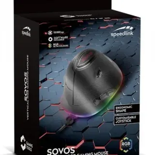 image #4 of עכבר גיימינג אנכי SpeedLink Sovos RGB - צבע שחור