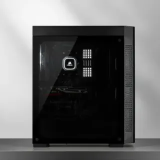 image #2 of מארז מחשב ללא ספק Corsair 110R Tempered Glass Mid-Tower - צבע שחור