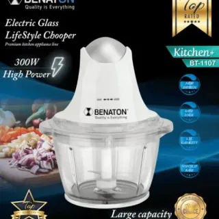 image #1 of מולטי קוצץ מזון XL זכוכית 1.2 ליטר Benaton BT-1107