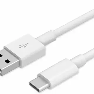image #0 of כבל סנכרון וטעינה USB ל-USB Type-C - באורך 0.8 מטר - צבע לבן