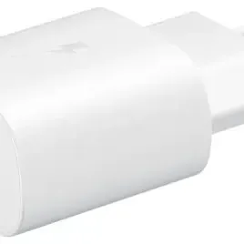 image #1 of מטען קיר מהיר Samsung Super Fast Travel Charger 25W + כבל USB Type-C - צבע לבן