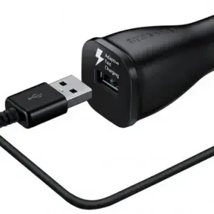 image #0 of מטען מקורי לרכב עם כבל Samsung Fast Charge 15W Micro USB 