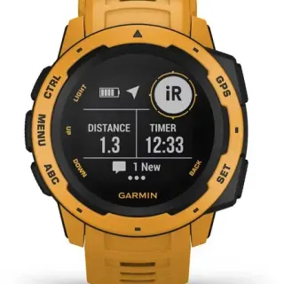 image #6 of שעון חכם Garmin Instinct Outdoor GPS צבע Sunburst Yellow - כולל תמיכה מלאה בעברית - שנתיים אחריות יבואן רשמי על ידי רונלייט