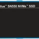 image #2 of כונן Western Digital Blue SN550 WDS250G2B0C 250GB M.2 2280 PCIe NVMe SSD