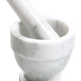 image #0 of מכתש ועלי גרניט גביע 10 ס''מ Foxrun - צבע לבן