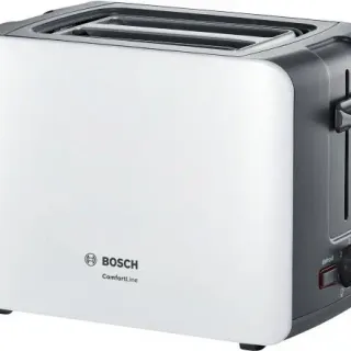 image #0 of מצנם קופץ 2 פרוסות Bosch ComfortLine TAT6A111 1090W - צבע לבן - שנתיים אחריות יבואן רשמי BSH