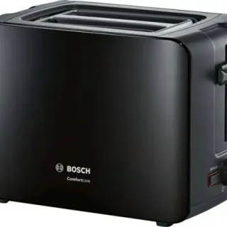 image #0 of מצנם קופץ 2 פרוסות Bosch ComfortLine TAT6A113 1090W - צבע שחור - שנתיים אחריות יבואן רשמי BSH