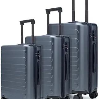 image #0 of סט מזוודות 20''+24''+28'' NinetyGO - צבע אפור בהיר