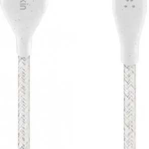 image #3 of כבל סנכרון וטעינה עם רצועה Belkin למוצרי אפל בחיבור Lightning באורך 1.2 מטר - צבע לבן