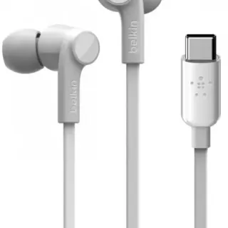 image #0 of אוזניות תוך-אוזן Belkin RockStar USB Type-C - צבע לבן