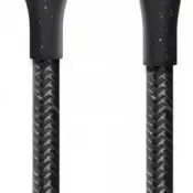 image #2 of כבל סנכרון וטעינה עם רצועה Belkin למוצרי אפל בחיבור Lightning באורך 3 מטר - צבע שחור