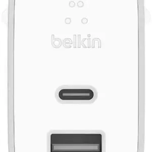 image #1 of מטען קיר בחיבור כפול USB Type-C ו- Belkin Boost 2.1A Type-A