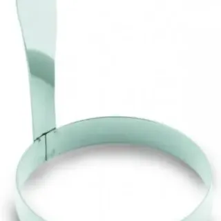 image #0 of טבעת טיגון עגולה נירוסטה 8.5X1.5 ס”מ Lacor 