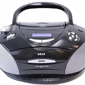 image #0 of נגן דיסקים נייד עם רדיו FM וחיבור Akai AK-4135 USB 