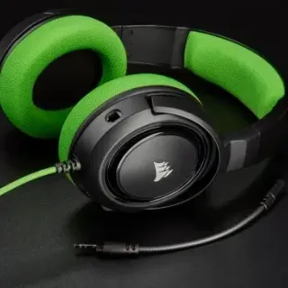 image #3 of אוזניות לגיימרים Corsair HS35 Stereo - צבע ירוק