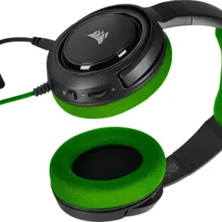image #4 of אוזניות לגיימרים Corsair HS35 Stereo - צבע ירוק