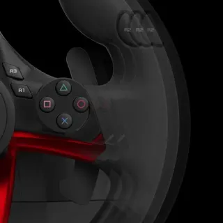 image #5 of הגה מירוצים עם דוושות HORI Wireless Racing Wheel Apex ל- PS4 ולמחשב PC