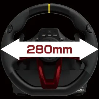 image #6 of הגה מירוצים עם דוושות HORI Wireless Racing Wheel Apex ל- PS4 ולמחשב PC