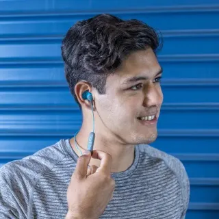 image #6 of אוזניות תוך אוזן אלחוטיות JLab JBuds Pro Signature - צבע אפור/כחול