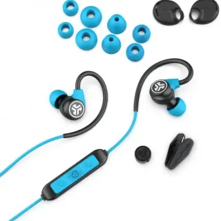 image #2 of אוזניות תוך אוזן אלחוטיות JLab Fit Sport Fitness - צבע כחול