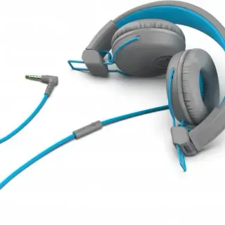 image #1 of אוזניות קשת JLab Studio On-Ear - צבע אפור/כחול