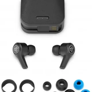 image #3 of אוזניות תוך אוזן אלחוטיות JLab JBuds Air Executive True Wireless - צבע שחור