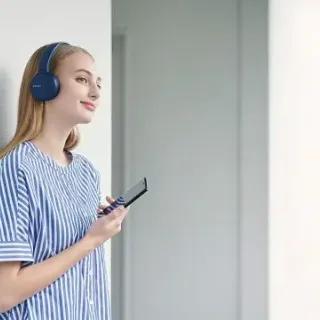 image #5 of אוזניות קשת On-Ear אלחוטיות Sony WH-CH510L Bluetooth - צבע כחול