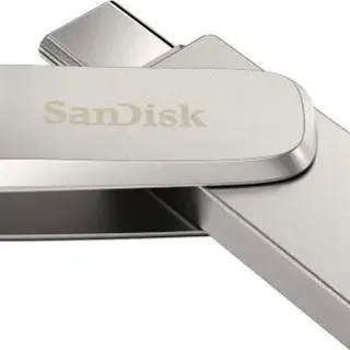 image #1 of זיכרון נייד SanDisk Ultra Dual Drive Luxe USB 3.1 Type-C - דגם SDDDC4-128G-G46 - נפח 128GB