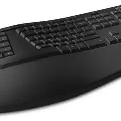 image #0 of מקלדת ארגונומית חוטית Microsoft Wired Ergonomic Keyboard  - דגם LXM-00016 (אריזת Retail) - צבע שחור - עברית / אנגלית