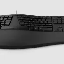 image #2 of מקלדת ארגונומית חוטית Microsoft Wired Ergonomic Keyboard  - דגם LXM-00016 (אריזת Retail) - צבע שחור - עברית / אנגלית