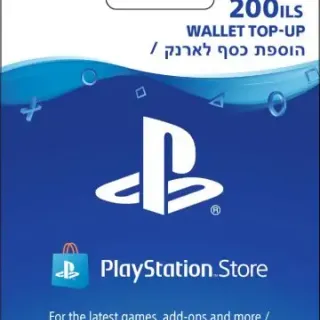 image #0 of כרטיס Sony Playstation Store Wallet - המקנה 200 שקלים