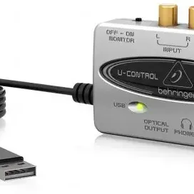 image #5 of כרטיס קול Behringer Ultra-Low Latency U-CONTROL 2x2 UCA202 USB