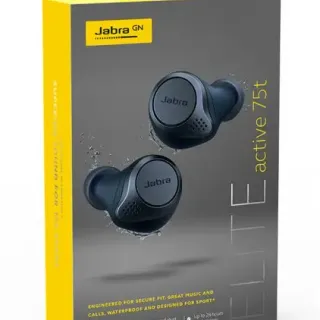 image #3 of אוזניות Bluetooth אלחוטיות עם מיקרופון Jabra Elite Active 75t True Wireless Earbuds צבע כחול