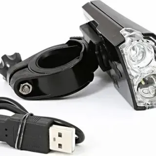 image #3 of פנס לד כפול קדמי נשלף ונטען RL USB
