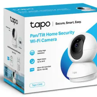 image #2 of מצלמת אבטחה סיבוב והטייה TP-Link Tapo HD C200 - צבע לבן 