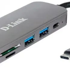 image #3 of מפצל 5 ב- 1 D-Link DUB-2325 Multi-Port USB Type-C Hub 
