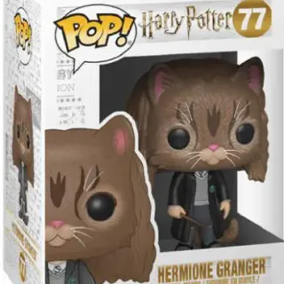 image #1 of הארי פוטר - הרמיוני גריינג'ר חתולה למחצה !Funko POP 