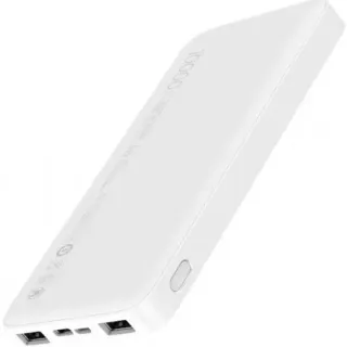 image #1 of סוללת גיבוי אוניברסלית ניידת Xiaomi 10000mAh Redmi - צבע לבן