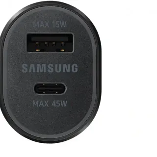 image #4 of מטען מקורי כפול מהיר לרכב עם כבל Samsung Fast Charge 45W+15W USB Type-C 